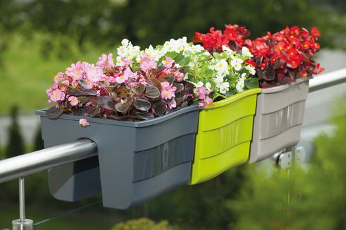 Doniczka na balustradę Wave 30 | Brąz na Arena.pl