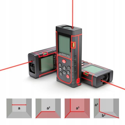DALMIERZ LASEROWY KĄTOMIERZ CYFROWY MIERNIK ODLEGŁOŚCI POZIOMICA na Arena.pl