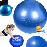 PIŁKA GIMNASTYCZNA REHABILITACYJNA DO ĆWICZEŃ 50 CM FITNESS ZESTAW Z POMPKĄ