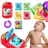 Zabawka Edukacyjna Interaktywna Gra Dla Dzieci Fisher Price Karty Uno