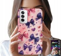 ETUI DO OPPO RENO12 5G - KOLOROWE WSTĄŻKI WSTĄŻKA WZORY + FOLIA