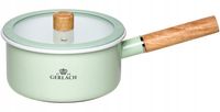 Rondel GERLACH Natur Enamel 18 cm Pastelowa zieleń
