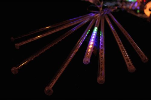 Lampki sople meteory 152led 30cm multikolor na Arena.pl