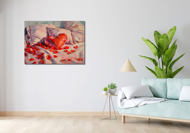 Obraz 100x70cm I Ja Ciebie Też zdjęcie 2