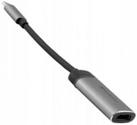 Kabel adapter Verbatim USB type-C(M) - HDMI(F) 0,1m czarno-srebrny