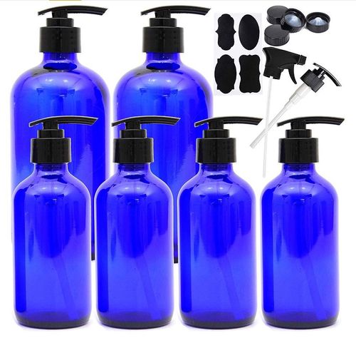 Youngever 6-pak pustych szklanych butelek z pompką na Arena.pl