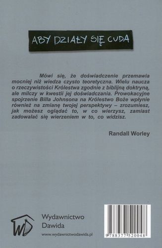 Aby działy się cuda - Bill Johnson - oprawa miękka na Arena.pl