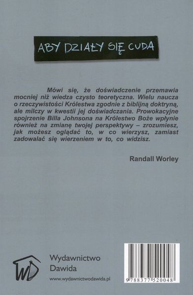 Aby działy się cuda - Bill Johnson - oprawa miękka zdjęcie 2