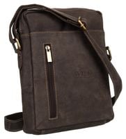 skórzana listonoszka męska z kieszonkami - always wild