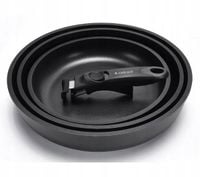 PATELNIE GERLACH SMART 20 / 24 / 28 CM CERAMICZNE INDUKCJA ZESTAW 4 CZĘŚCI