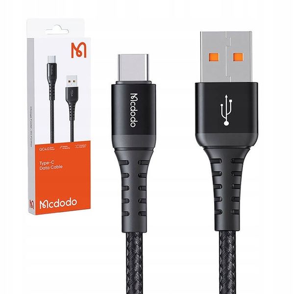 Kabel USB-C Mcdodo CA-2270, 0.2m (czarny) zdjęcie 2