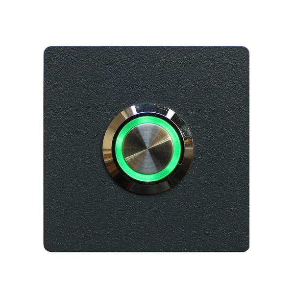 Przycisk dzwonka do domofonu wyjścia furtki bramy drzwi słupka LED czarny zdjęcie 12