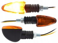 KIERUNKOWSKAZY UNIWERSALNE POMARAŃCZOWE ŻARÓWKA 12V 23W HOMOLOGACJA - PARA