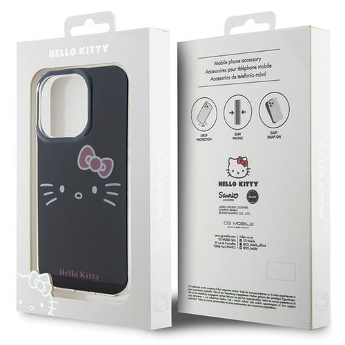 Etui Hello Kitty do iPhone 15 Pro, Czarny na Arena.pl