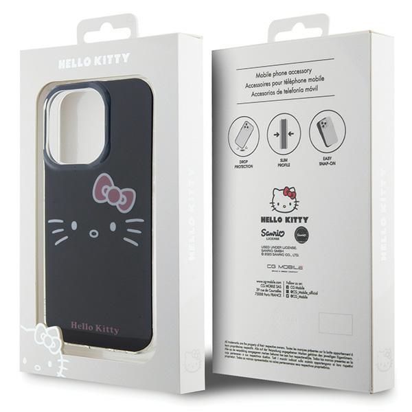 Etui Hello Kitty do iPhone 15 Pro, Czarny zdjęcie 8