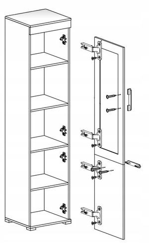 Witryna 45 2D MARINO M19 - System Meble na Arena.pl