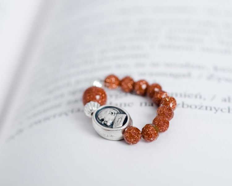 Różaniec na palec z Piasku Pustyni RT-19 zdjęcie 4