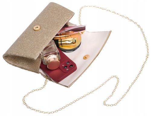 Kopertówka elegancka damska Rovicky wieczorowa na wesele wizytowa na ramię na Arena.pl