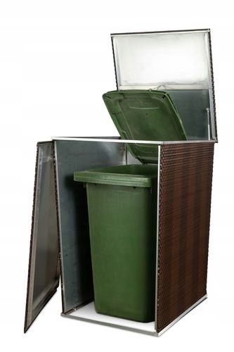 Obudowa na śmieci do ogrodu z technorattan RD17 na Arena.pl