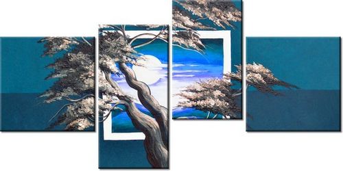 140CM 70 OBRAZ LAZUROWY ZACHÓD SŁOŃCA ŚCIENNY na Arena.pl