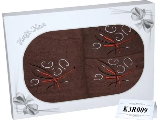 PREZENT KOMPLET TRZECH GRUBYCH RĘCZNIKÓW Z HAFTEM na Arena.pl