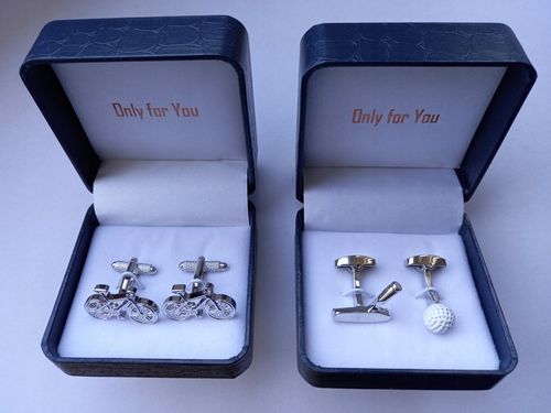 Spinki do mankietów Zestaw do Golfa Kij Putter Piłka HPC dla golfisty +Etui na Arena.pl