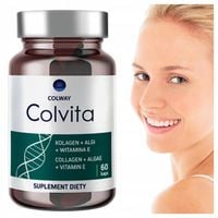 COLWAY Colvita 60 Kapsułek - Kolagen Rybi Liofilizowany + Algi + Wit E