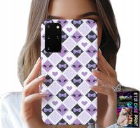 ETUI DO SAMSUNG GALAXY S20 PLUS - MODNE SERCA KOKARDKI KOKARDA + FOLIA