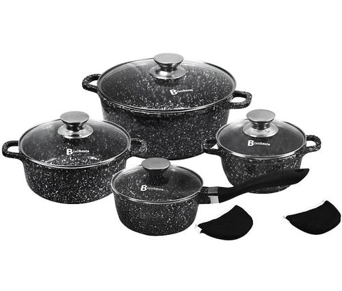 Garnki granitowe BRUNBESTE 8 ele [BB-4778] na Arena.pl