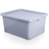 Pojemnik do Przechowywania Plastikowy Duży Pudełko Box Zabawki 20L Pokrywka