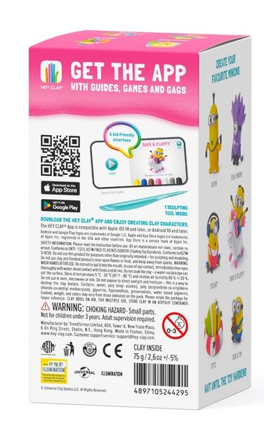 HEY CLAY Minionki DAVE i Fluffy zdjęcie 3