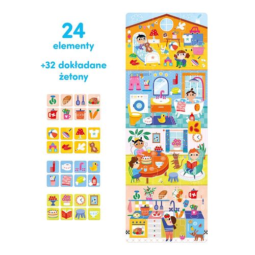 Puzzle Co Robimy W Domu 24 Elementy na Arena.pl