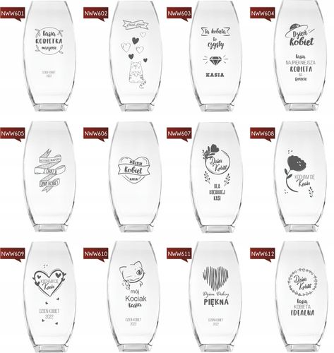 Wazon z grawer PREZENT na ślub wesele Jubileusz na Arena.pl