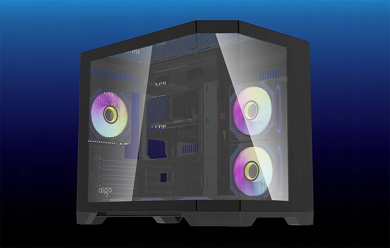 Obudowa Darkflash FT418 ARGB Czarny zdjęcie 9