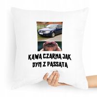 Poduszka Zabawny Prezent Diabeł Kawa Czarna Jak Z Nadrukiem Ze Zdjęciem