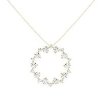 Złoty naszyjnik NZD6263 - Diament