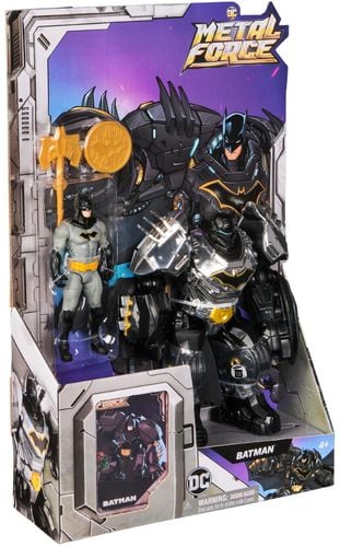 DC COMICS METAL FORCE ZESTAW FIGURKA + ZBROJA BATMAN NOCNY RYCERZ BOHATER na Arena.pl