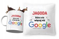 Zestaw Dla Jagody Poduszka + Kubek Na Prezent Z Nadrukiem Ze Zdjęciem