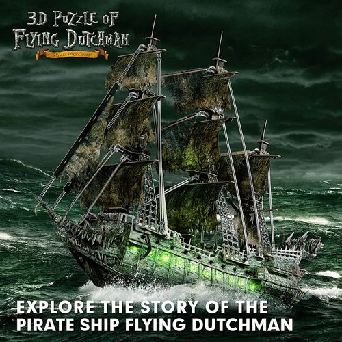 Puzzle 3D LED Latający Holender na Arena.pl