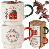 2x Kubek Świąteczny Kubki do Kawy Herbaty Prezent Święta Boże Narodzenie
