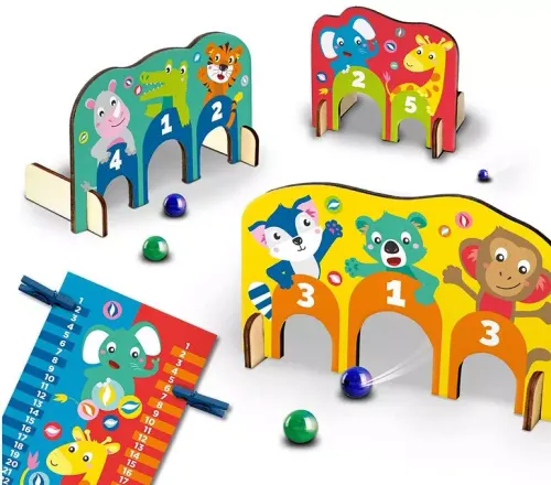 Gra z kulkami - drewniane bramki na Arena.pl