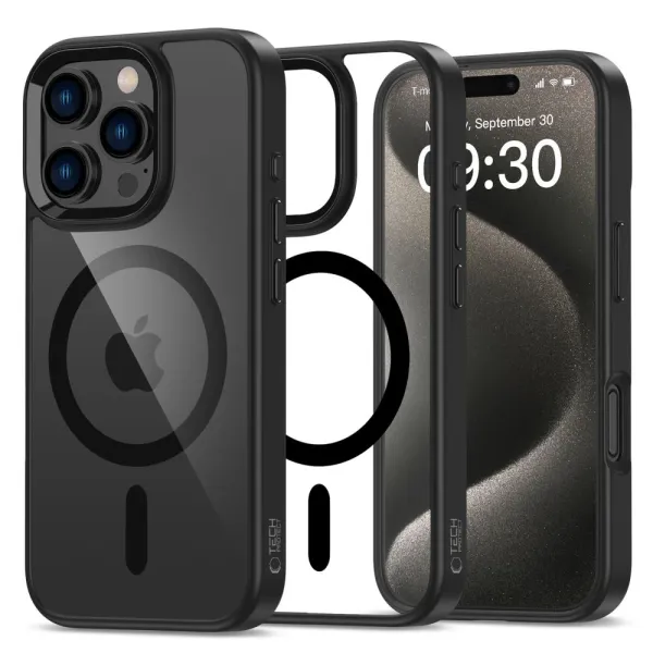 Etui Tech-Protect MagMat MagSafe na iPhone 16 Pro Max - przezroczyste zdjęcie 1