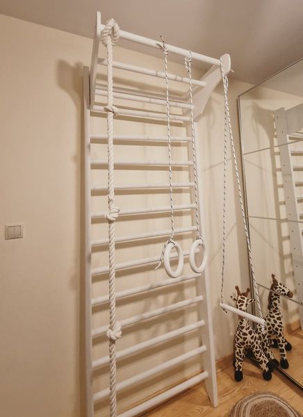 trapez gimnastyczny Małpiszon drewno zdjęcie 2