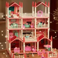 Wymarzony Domek Dla Lalek Dla Dziewczynek DREAM VILLA - WYMARZONY DOM LUNY