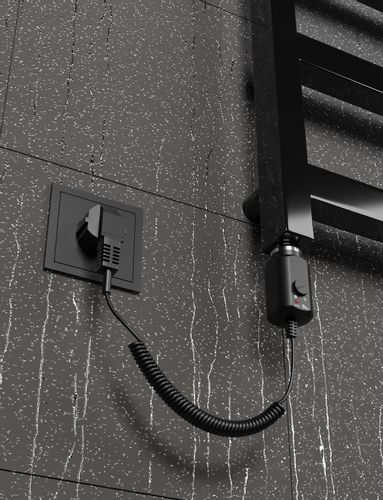 Grzejnik elektryczny BOX 1650x500 CZARNY POŁYSK na Arena.pl