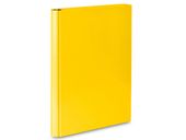 teczka skrz. z rzepem a4 4cm żółta