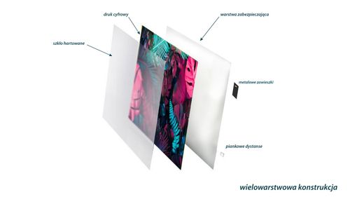 OBRAZ NA SZKLE PROSTOKĄTNY - Grafika z jeleniem na Arena.pl