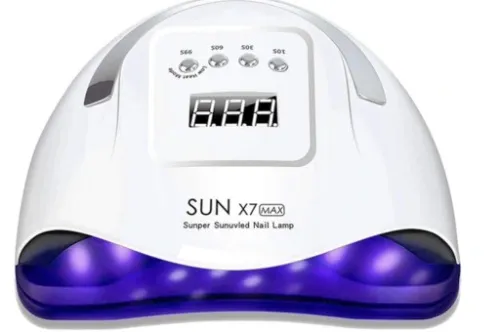 LAMPA DO PAZNOKCI UV LED 220W DO HYBRYD ŻELI MOCNA HYBRYDY SUN X7 MAX LCD na Arena.pl