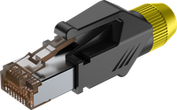 Wtyk typu RJ45 z osłoną Roxtone RJ45C5E-PHYL