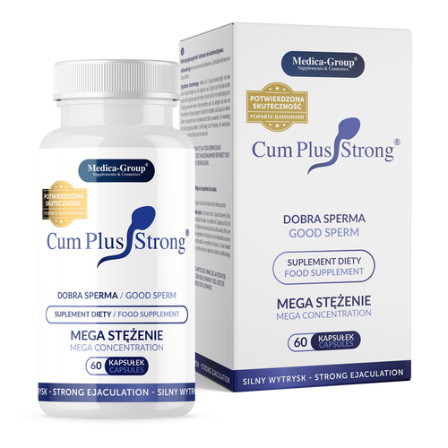 60 CUM-PLUS STRONG WIECEJ NASIENIA LEPSZY SMAK SPERMY WYTRYSK MEGA STĘŻENIE na Arena.pl